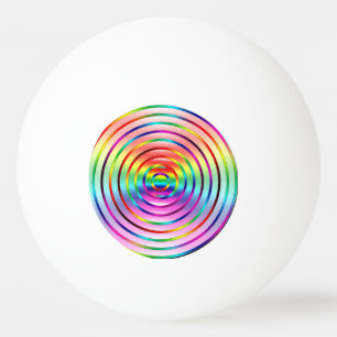 Regenbogen Tischtennisball
