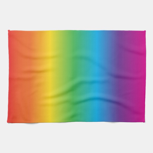 Regenbogen towell geschirrtuch (Horizontal)