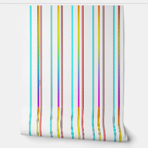 Regenbogen Traditionelle Streifen Tapete