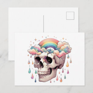 Regenbogen-Träum Postkarte