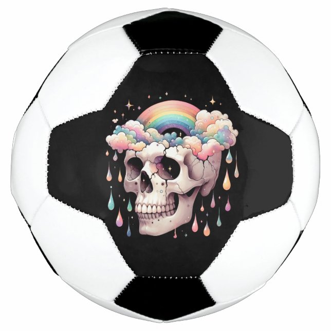 Regenbogen-Träume Fußball (Vorderseite)