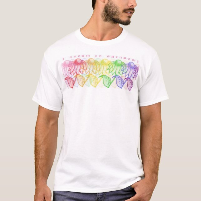 Regenbogen-Träume - Kampf AIDS T-Shirt (Vorderseite)