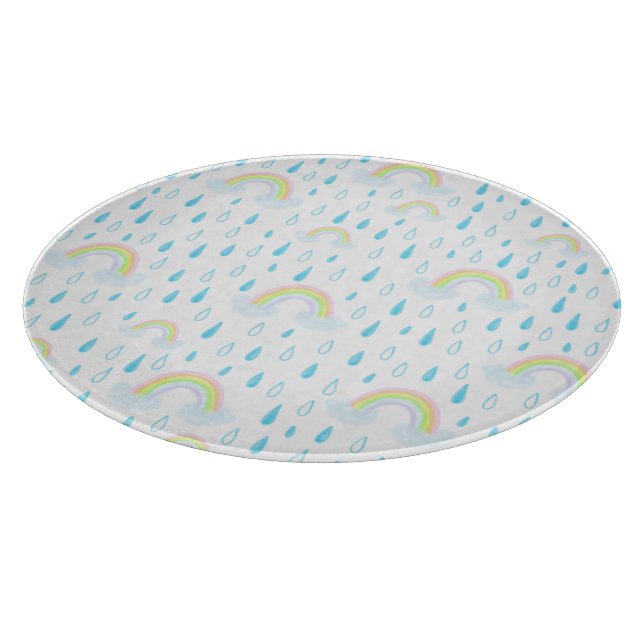 Regenbogen-Träume Schneidebrett (Ecke)