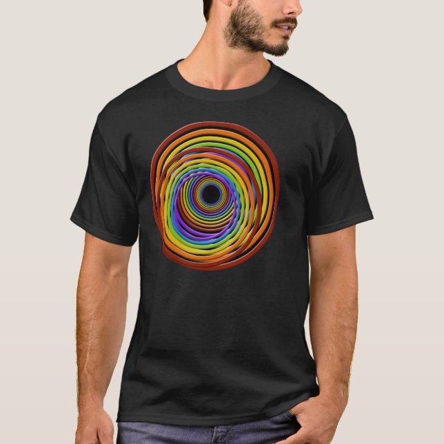 Regenbogen-Turbulenz T-Shirt (Vorderseite)