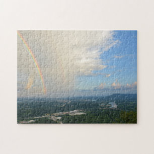 Regenbogen über Chattanooga, Tennessee - 11 x 14 Z Puzzle
