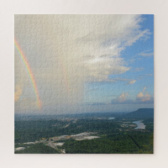 Regenbogen über Chattanooga, Tennessee - 20 x 20 Z Puzzle (Vertikal)