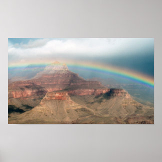 Regenbogen über dem Grand Canyon Poster