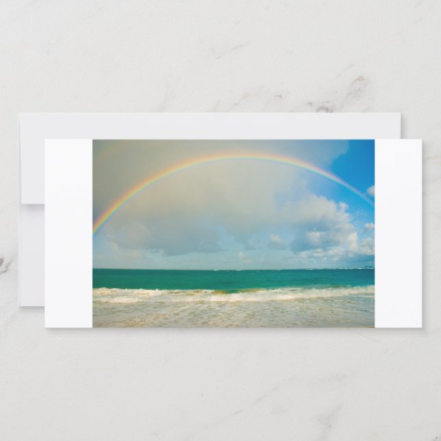 Regenbogen über dem Ozean (Vorderseite)