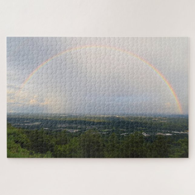 Regenbogen über dem Tennessee-Tal - Chattanooga Puzzle (Horizontal)