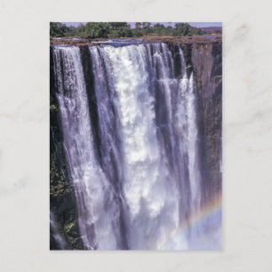Regenbogen über den Victoriafällen - Simbabwe, Afr Postkarte