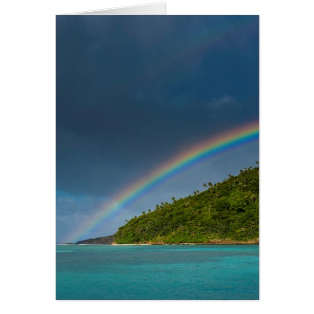 Regenbogen über der Insel, Amerikanisch-Samoa (Vorne)
