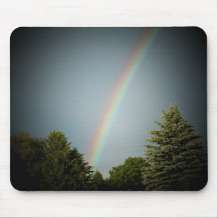 Regenbogen über Evergeen Mousepad