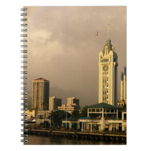 Regenbogen über Honolulu, Hawaii, USA 2 Notizblock