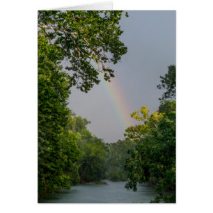 Regenbogen über James River Card