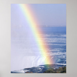 Regenbogen über Niagara Falls, New York Poster