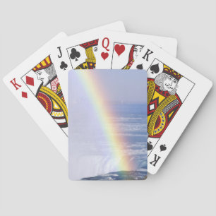 Regenbogen über Niagara Falls, New York Spielkarten