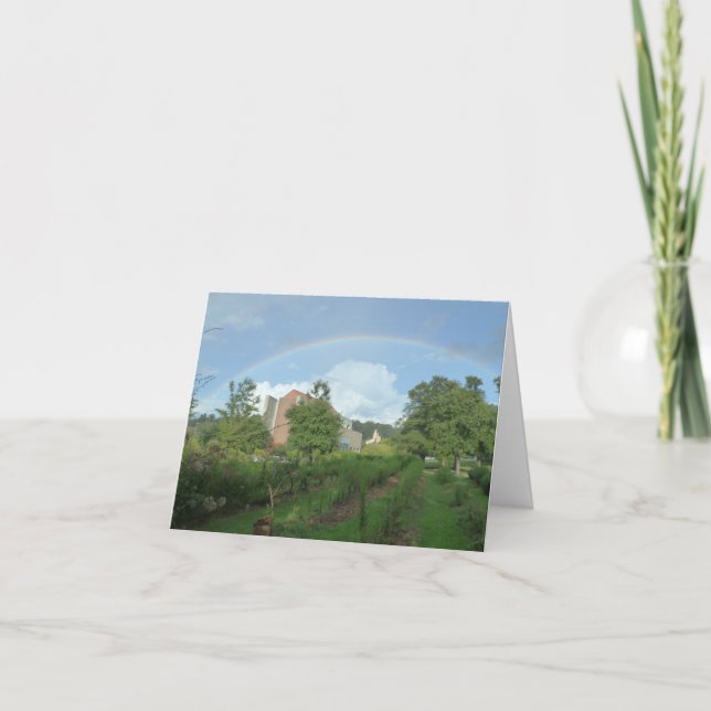 Regenbogen über POP (Vorderseite)