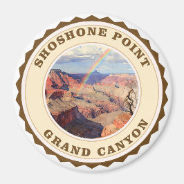 Regenbogen über Shoshone Point, Grand Canyon Magnet
