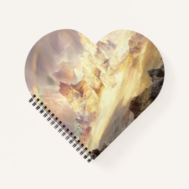 Regenbogen über Yellowstone, Moran 1900 Notizbuch (Vorderseite)