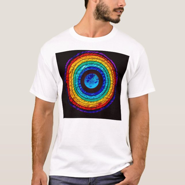 Regenbogen um die Erde T-Shirt (Vorderseite)
