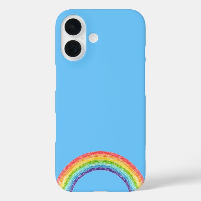 Regenbogen und blauer Himmel Case-Mate iPhone Hülle (Rückseite)