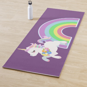 Regenbogen-und Einhorn-Yoga-Matte Yogamatte