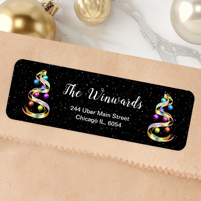 Regenbogen und Schwarzer Weihnachtsschmuck (Von Creator hochgeladen)