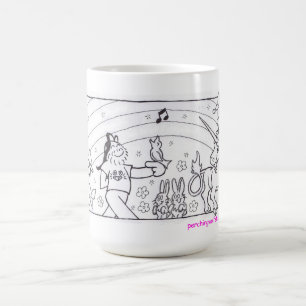 Regenbogen-und Unicorns-Tasse Tasse