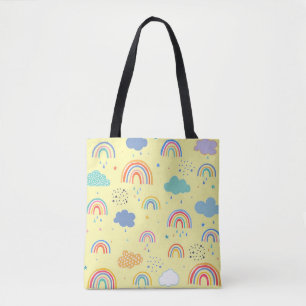 Regenbögen und Wolken