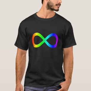 Regenbogen-Unendlichkeitssymbol T-Shirt