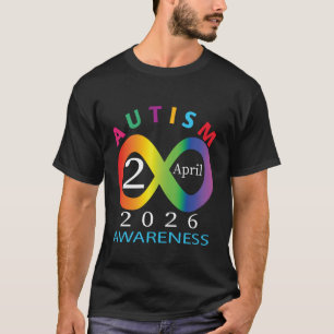 Regenbogen-Unendlichkeitssymbol u2013 Neurodiversi T-Shirt