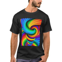 Regenbogen Verdrehten Tornado Wirbel - Optische Tä