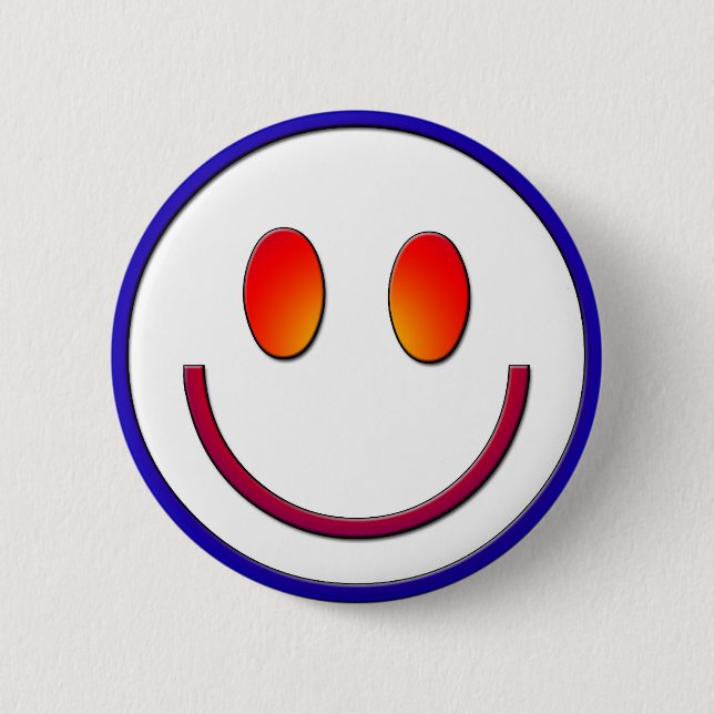 Regenbogen-Verlaufs-Gesicht Button (Vorderseite)