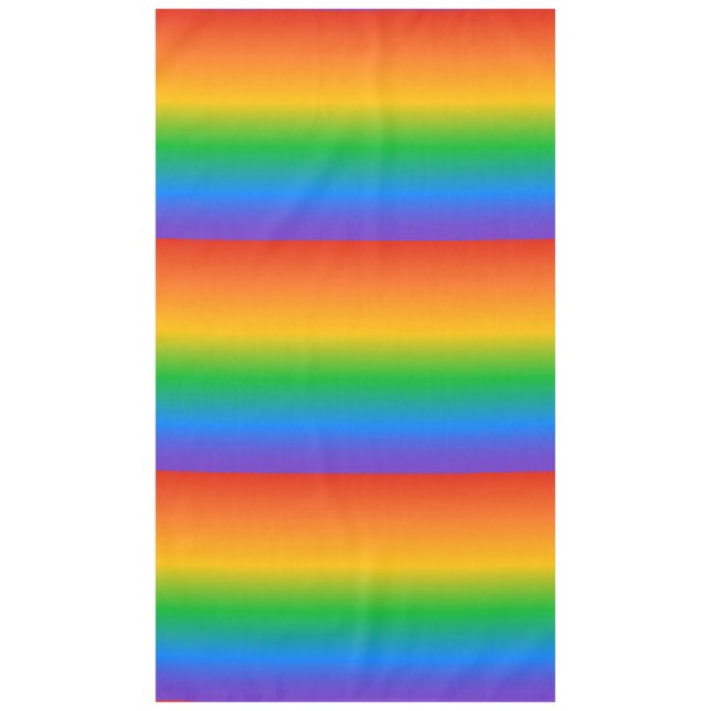 Regenbogen-Verlaufsfarben Tischdecke (Vorderseite)