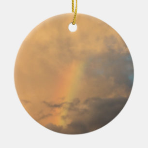 Regenbogen-Verzierung Keramik Ornament
