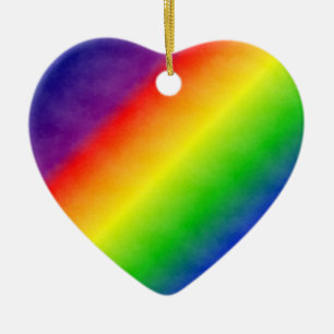 Regenbogen-Verzierung Keramikornament