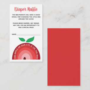 Regenbogen von Apple, Windeldusche, Windelwanne Begleitkarte