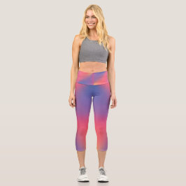 Regenbogen von Colors Diamond Shapes Capri Leggings