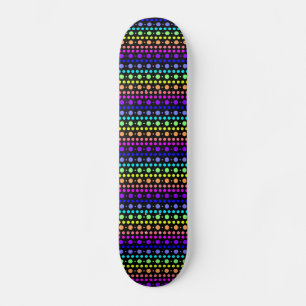 Regenbogen von Dots-Skateboard Skateboard