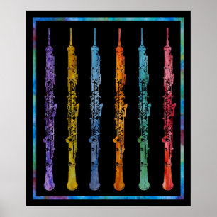Regenbogen von Oboes Poster