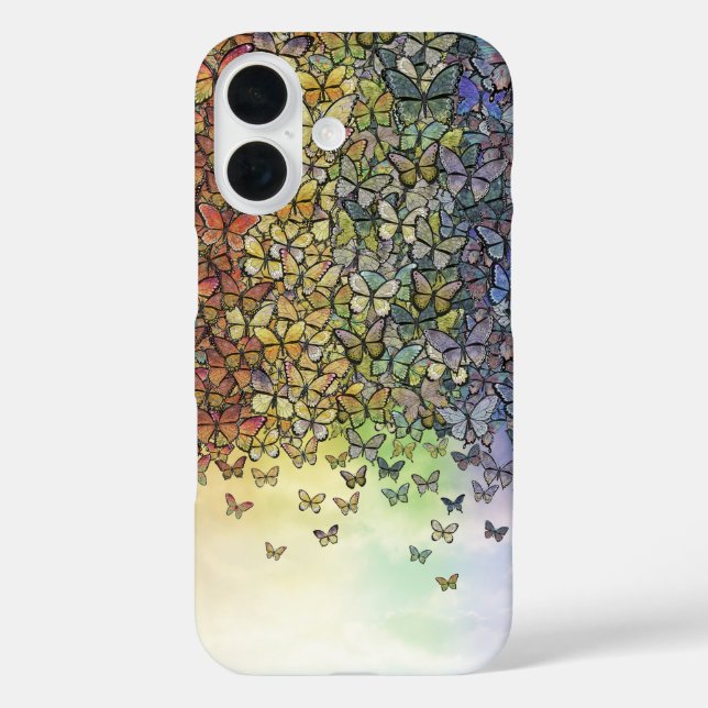 Regenbogen von Schmetterlingen Case-Mate iPhone Hülle (Rückseite)