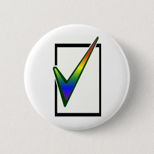 Regenbogen-Wahl Button