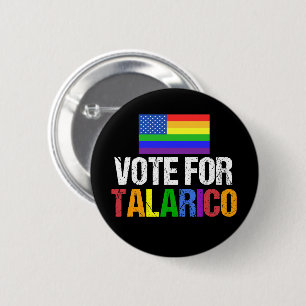 Regenbogen-Wahl für Talarico 2026-Wahl Button