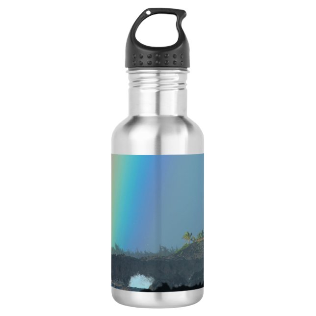 Regenbogen-Wasser-Flasche Trinkflasche (Vorderseite)