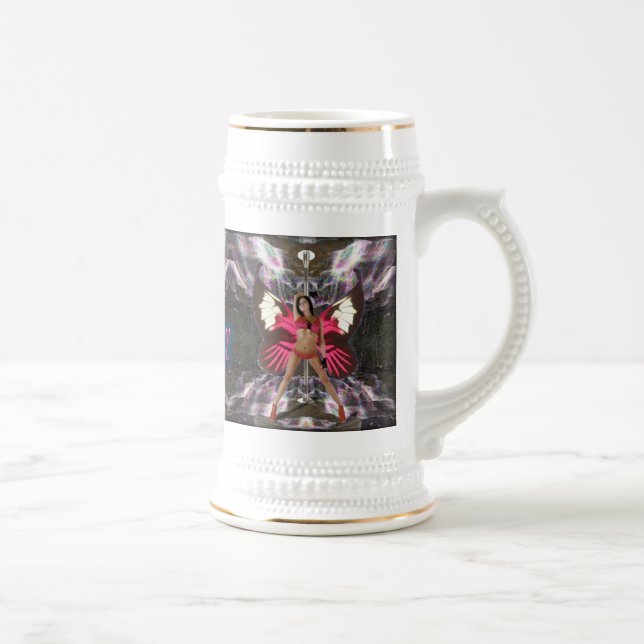 Regenbogen-Wasserfall-Bier Stein Annas Siry Bierglas (Rechts)