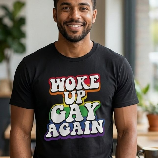 Regenbogen Weckte Gay wieder Stolz auf T-Shirt (Von Creator hochgeladen)