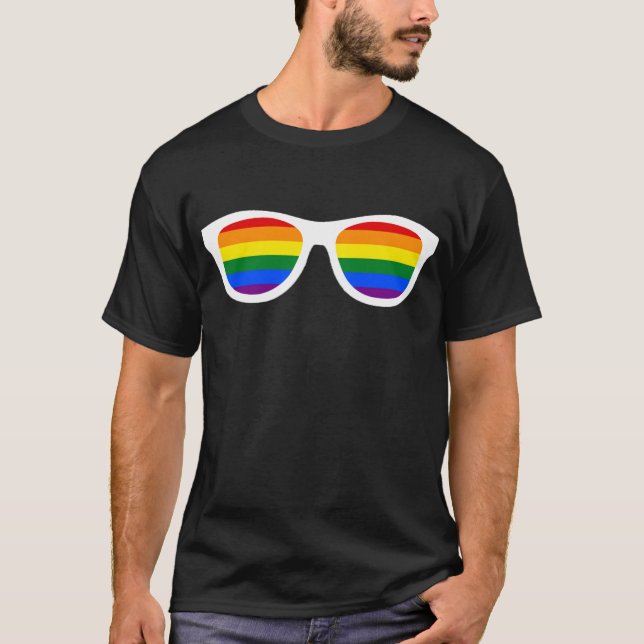 Regenbogen-Welt T-Shirt (Vorderseite)