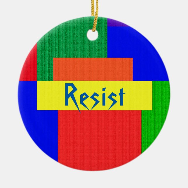 Regenbogen widerstehen keramikornament (Vorne)
