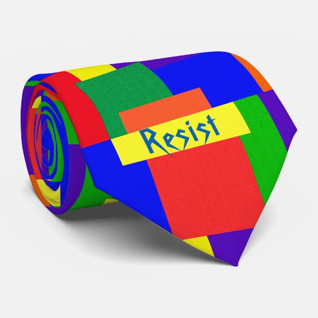 Regenbogen widerstehen krawatte (Gerollt)