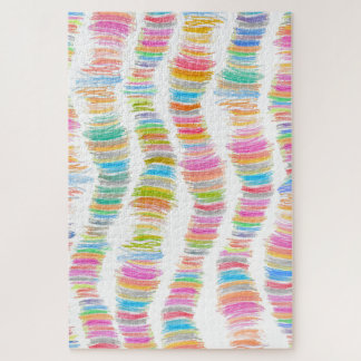 Regenbogen-Wiggle-Puzzle Puzzle